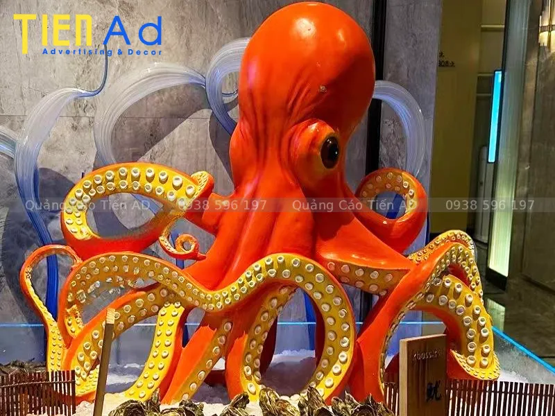 Mẫu mô hình bạch tuộc composite - 7