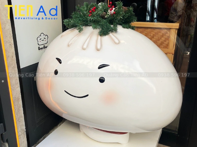 Mẫu mô hình bánh bao bằng composite - 2