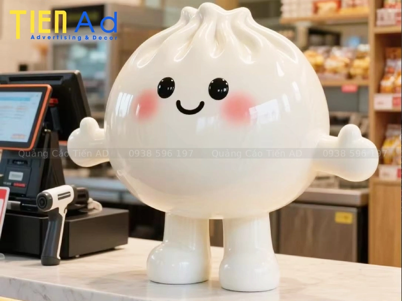 Mẫu mô hình bánh bao bằng composite - 5