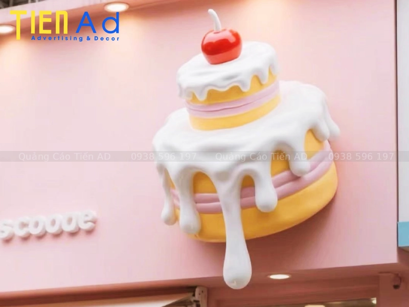Mẫu mô hình bánh kem composite - 8