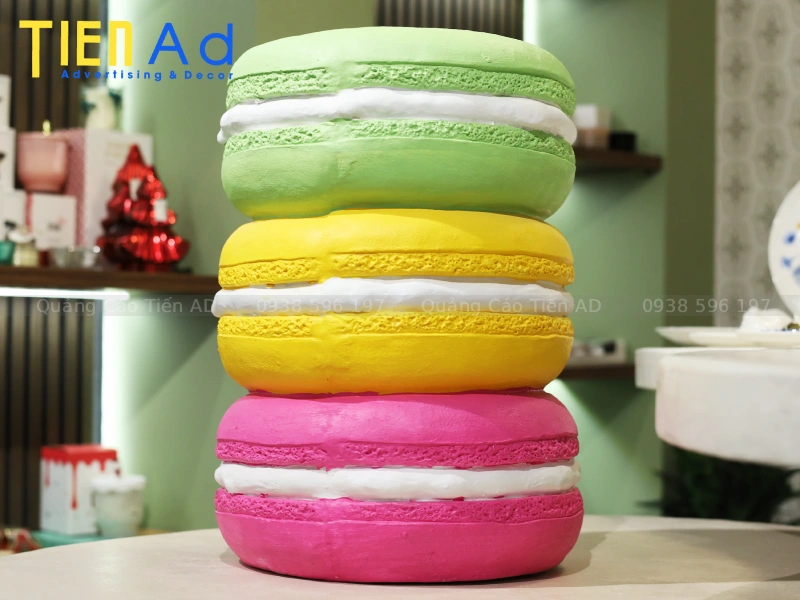 Mẫu mô hình bánh macaron bằng composite - 2
