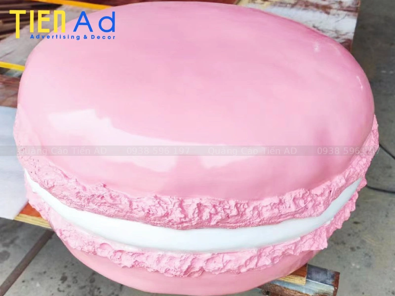 Mẫu mô hình bánh macaron bằng composite - 3