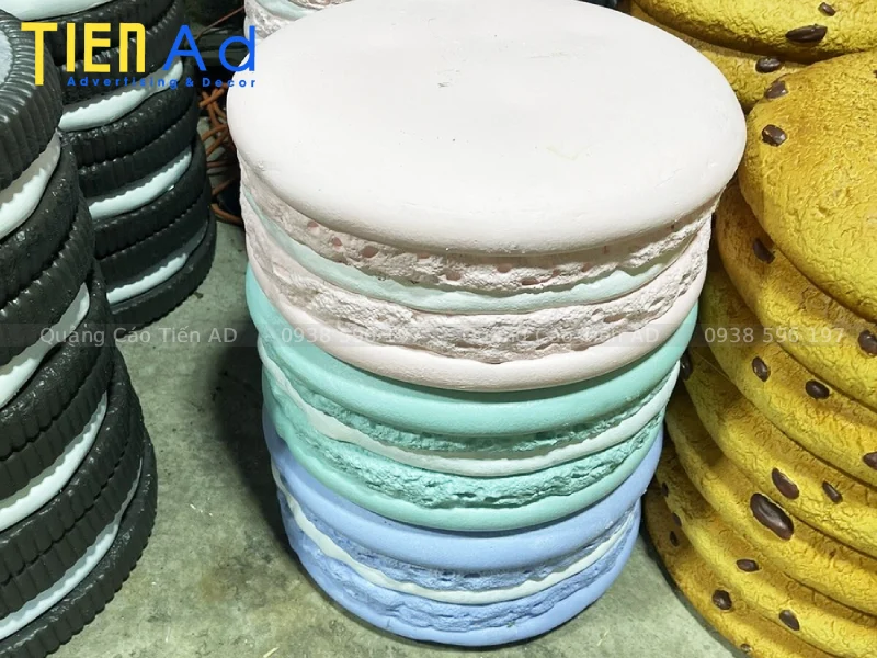 Mẫu mô hình bánh macaron bằng composite - 6