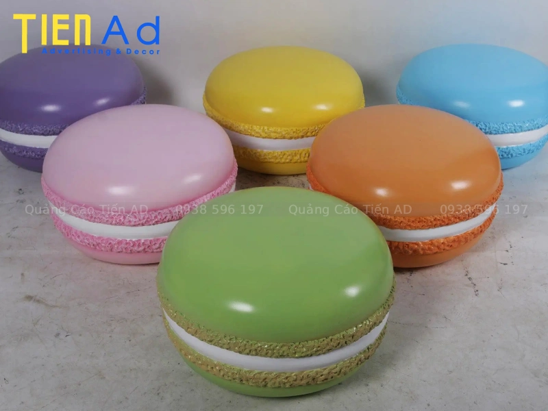 Mẫu mô hình bánh macaron bằng composite - 8