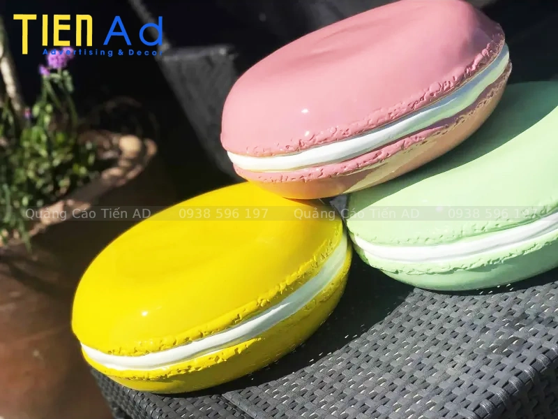 Mẫu mô hình bánh macaron bằng composite - 9