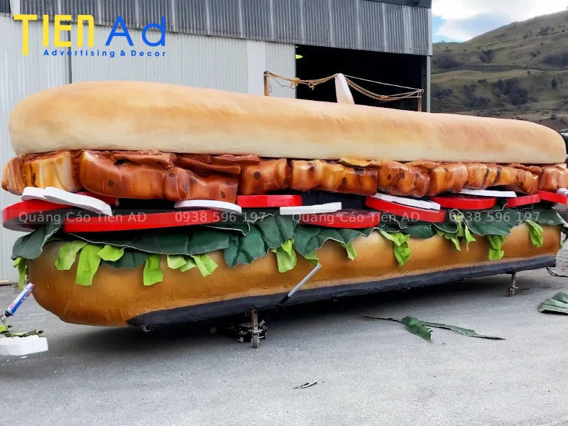 Mẫu mô hình bánh mì composite - 1