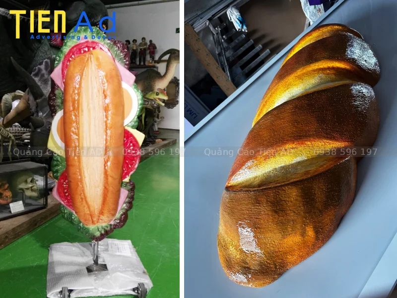 Mẫu mô hình bánh mì composite - 5