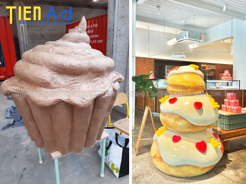 Mẫu mô hình bánh ngọt composite - 8