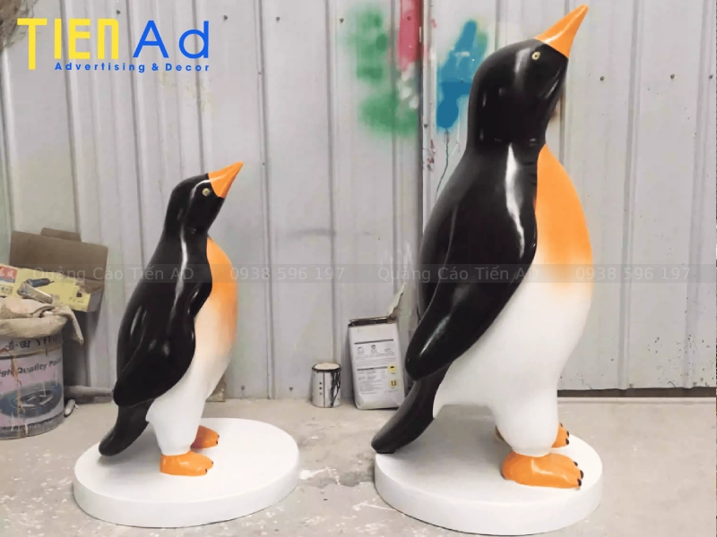 Mẫu mô hình chim cánh cụt bằng composite - 10