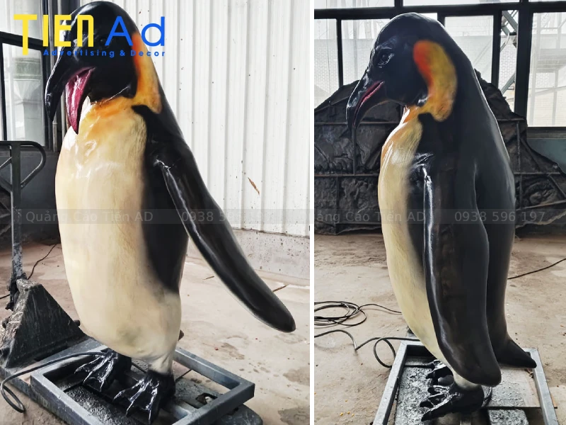 Mẫu mô hình chim cánh cụt bằng composite - 12