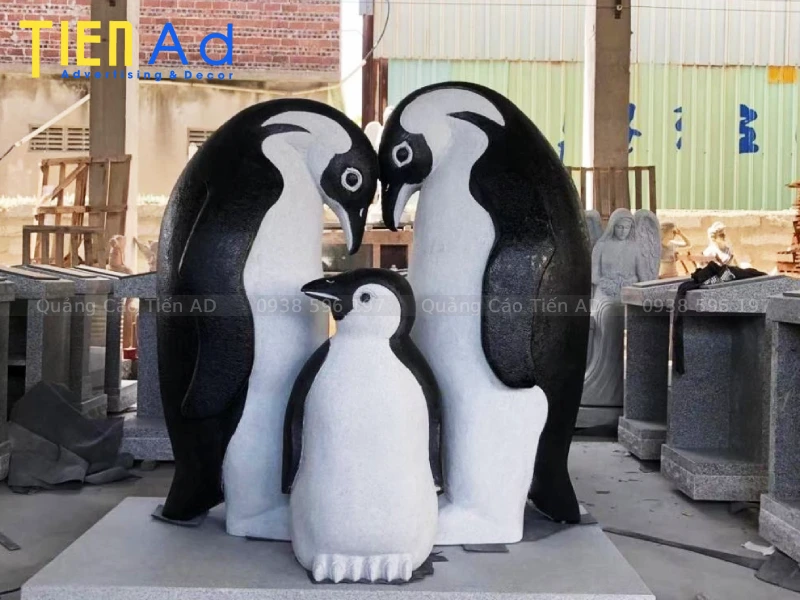 Mẫu mô hình chim cánh cụt bằng composite - 5