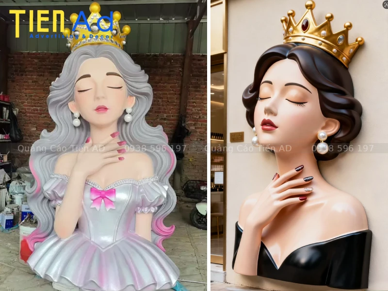 Mẫu mô hình cô gái composite cho spa làm đẹp - 1