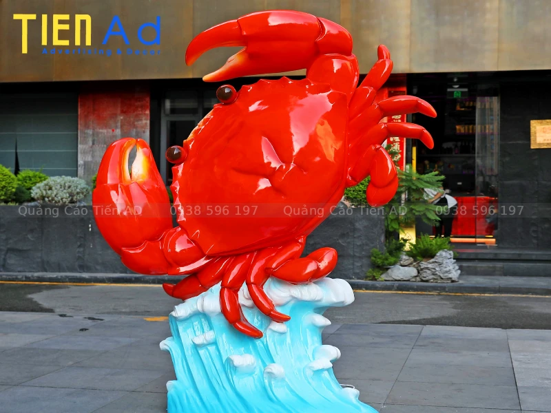 Mẫu mô hình con cua bằng composite - 1