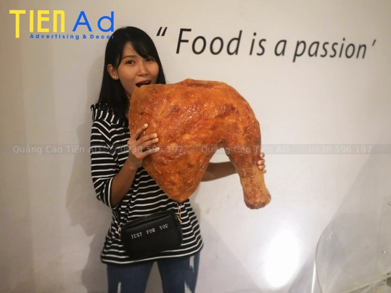 Mẫu mô hình gà rán composite - 8