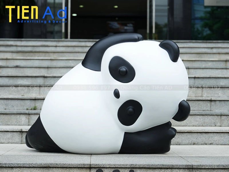Mẫu mô hình gấu trúc bằng composite - 11
