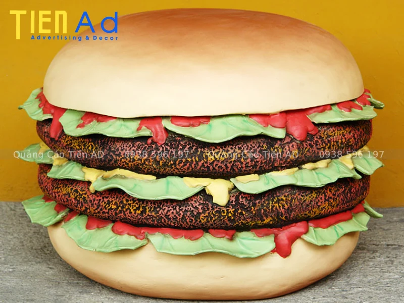 Mẫu mô hình hamburger composite - 2