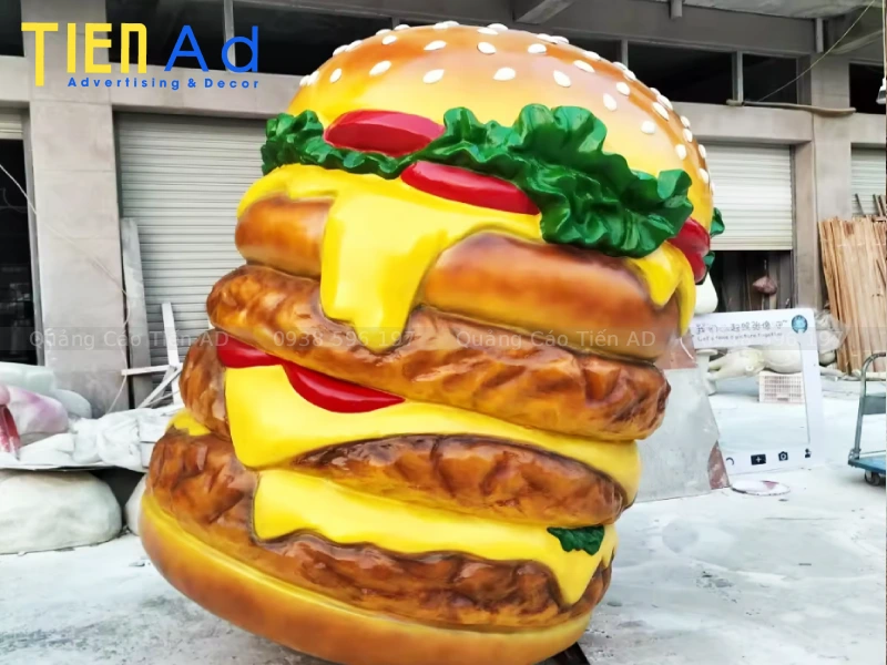 Mẫu mô hình hamburger composite - 3