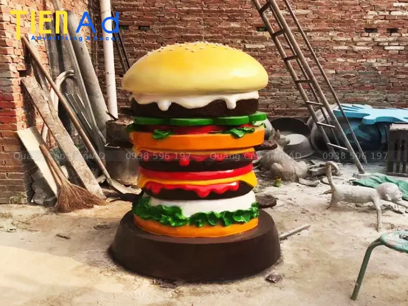 Mẫu mô hình hamburger composite - 4