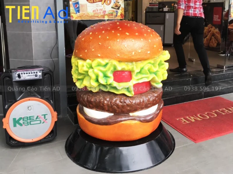 Mẫu mô hình hamburger composite - 6