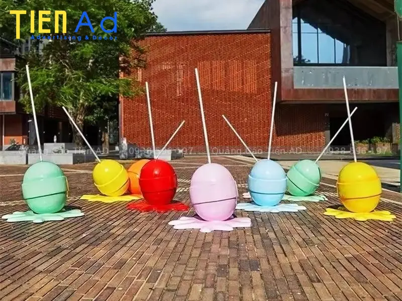 Mẫu mô hình kẹo mút composite - 3