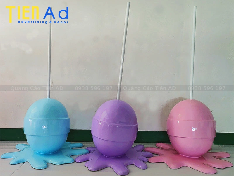 Mẫu mô hình kẹo mút composite - 6