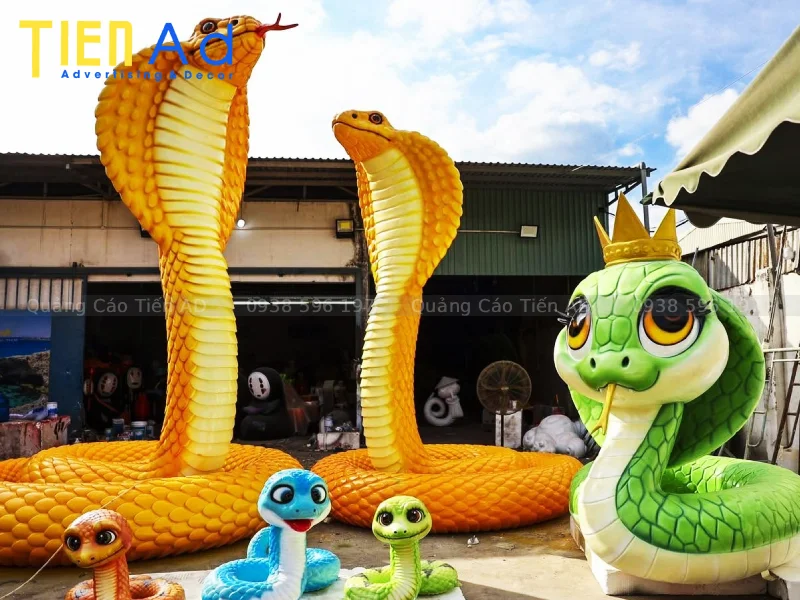 Mẫu mô hình linh vật composite -3