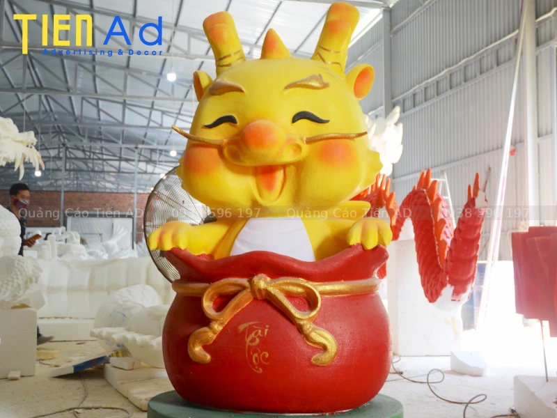 Mẫu mô hình linh vật composite -4