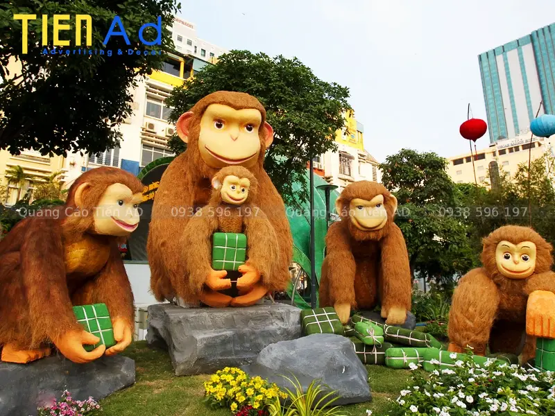Mẫu mô hình linh vật composite -5