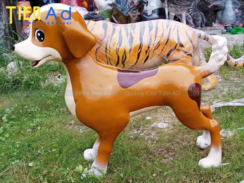 Mẫu mô hình linh vật composite -7