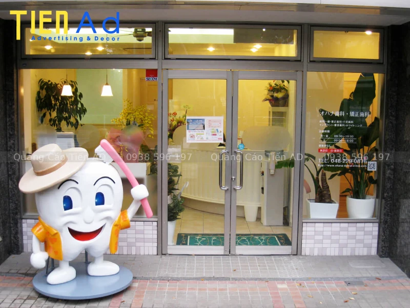 Mẫu mô hình mascot cái răng bằng composite - 7