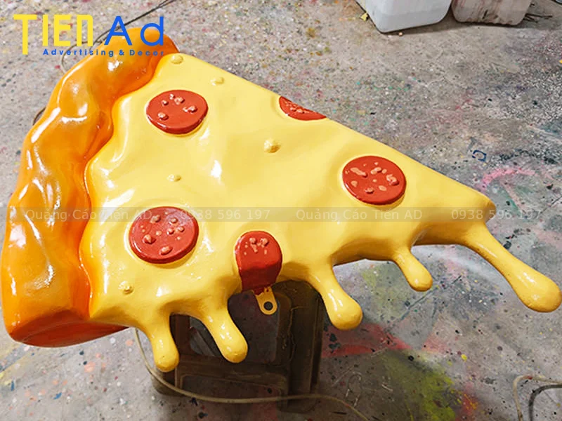 Mẫu mô hình pizza bằng composite - 1