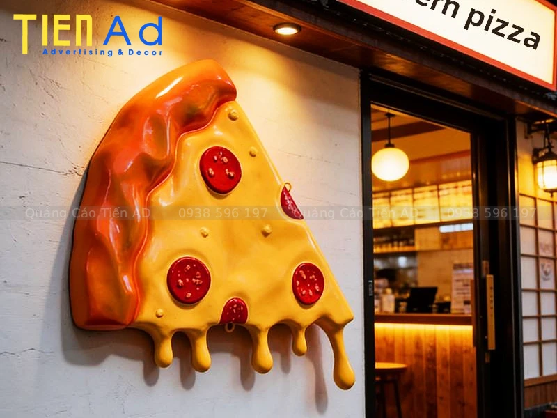 Mẫu mô hình pizza bằng composite - 4