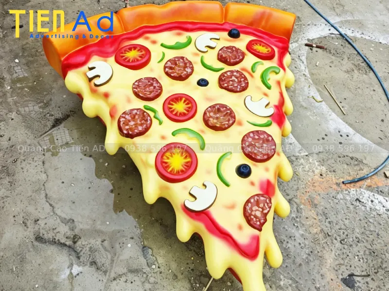 Mẫu mô hình pizza bằng composite - 5