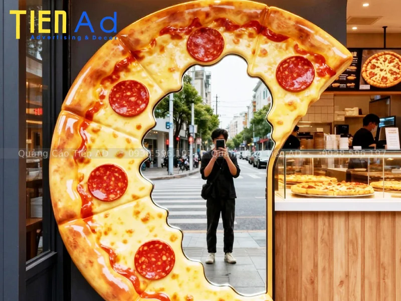 Mẫu mô hình pizza bằng composite - 9