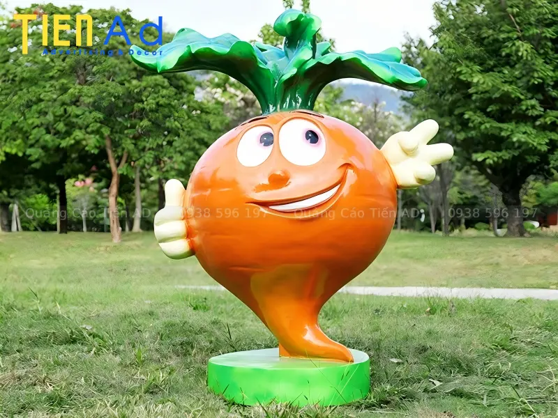 Mẫu mô hình rau củ quả composite - 3