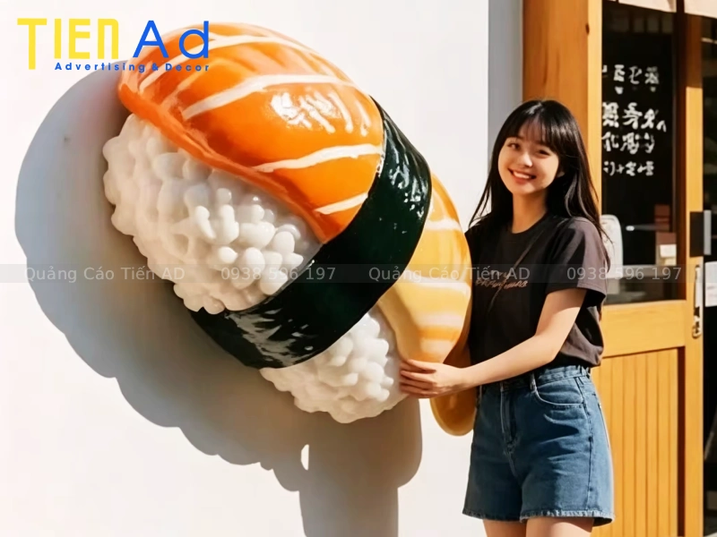Mẫu mô hình sushi bằng composite - 2