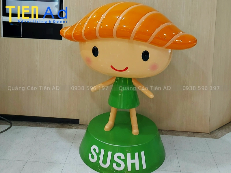 Mẫu mô hình sushi bằng composite - 4