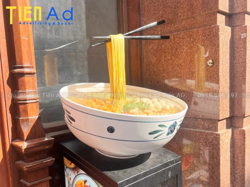 Mẫu mô hình tô mì bằng composite - 1