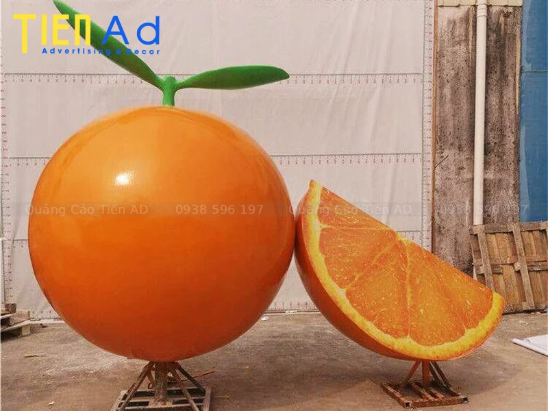 Mẫu mô hình trái cây khổng lồ bằng composite - 2