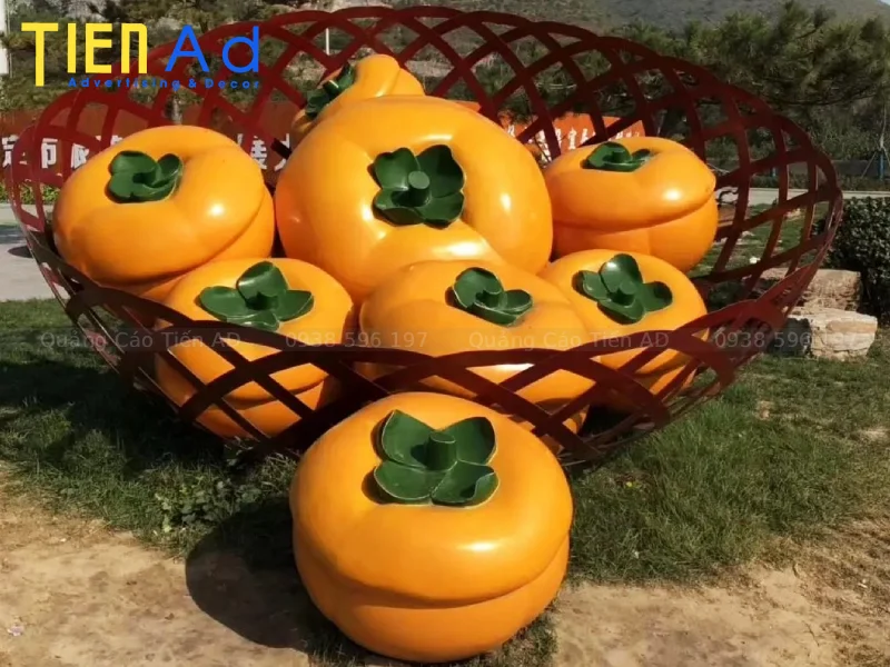 Mẫu mô hình trái cây khổng lồ bằng composite - 4
