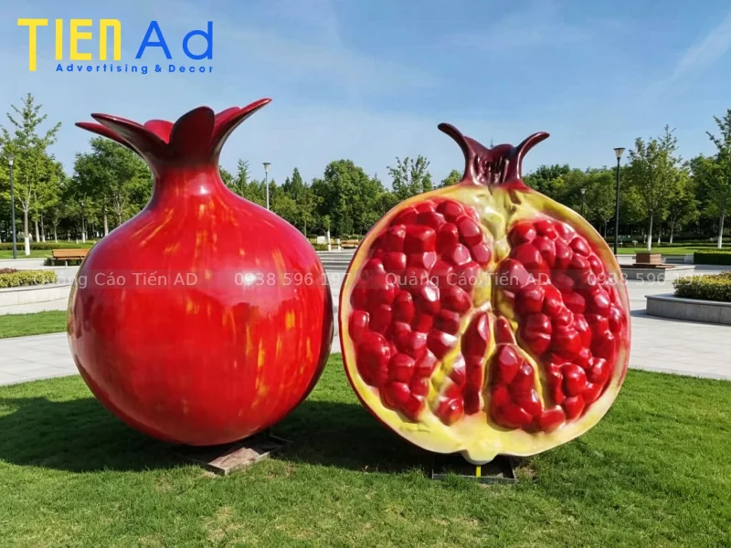 Mẫu mô hình trái lựu composite - 1