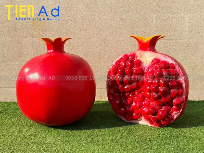 Mẫu mô hình trái lựu composite - 3