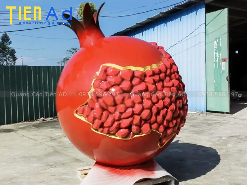 Mẫu mô hình trái lựu composite - 5