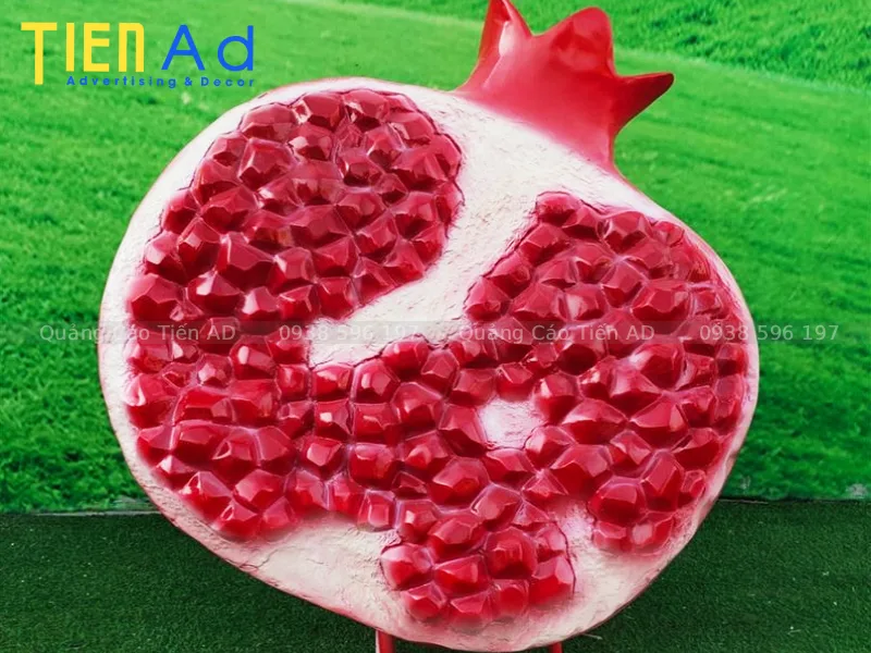 Mẫu mô hình trái lựu composite - 8