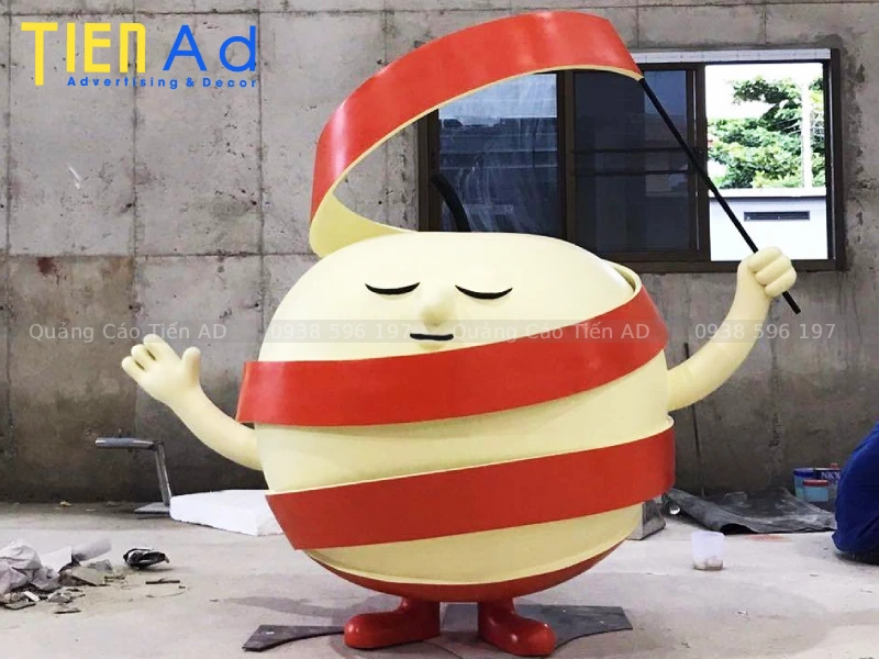Mẫu mô hình trái táo composite - 3