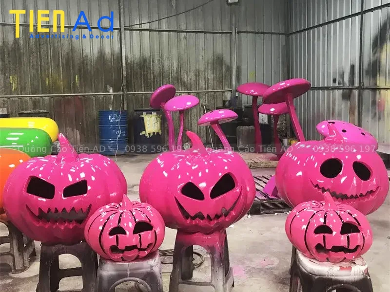 Mẫu mô hình trang trí Halloween bằng composite - 3