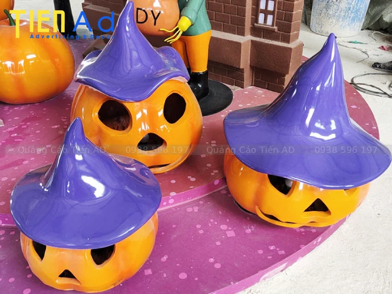 Mẫu mô hình trang trí Halloween bằng composite - 5