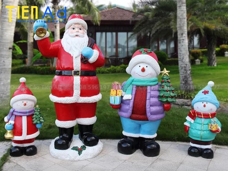 Mẫu mô hình trang trí Noel bằng composite - 4