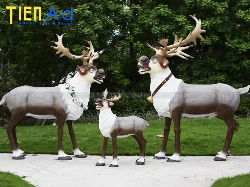 Mẫu mô hình trang trí Noel bằng composite - 5