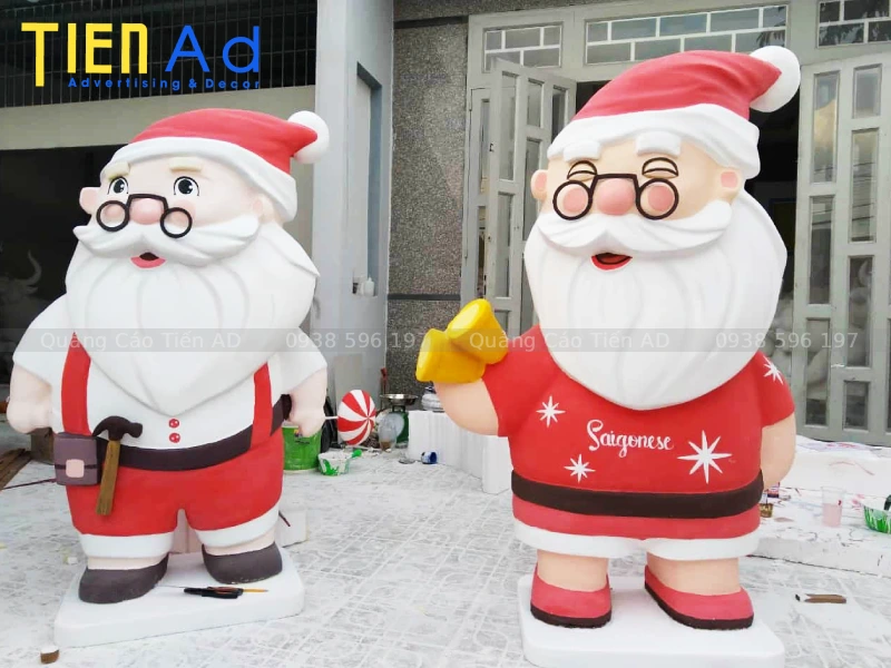 Mẫu mô hình trang trí Noel bằng composite - 6